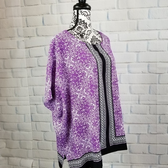 Croft & Barrow women's plus size 1x tunic - Picture 4 of 7